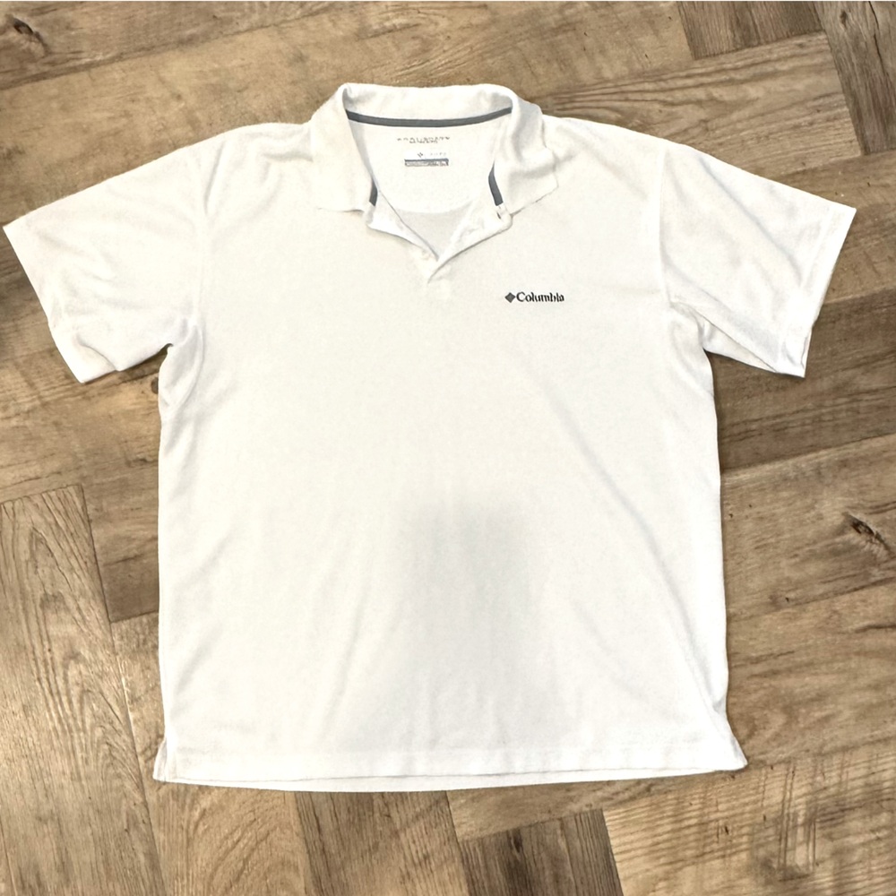 Columbia, Men’s Polo, Omni-shade sun protection performance material shirt. XL